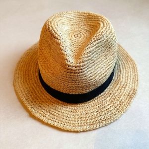Jcrew crushable packable fedora straw hat